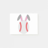 Funny Niedlich Baseball Rabbit Ostergeschenk Post-it Klebezettel (Vorderseite)