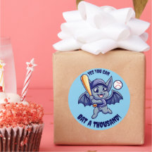 Funny Niedlich Bat Yes You Can Bat a Tausend