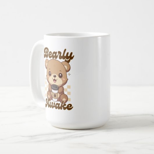Funny Niedlich Bear Coffee Pub Kaffeetasse (Vorderseite Links)