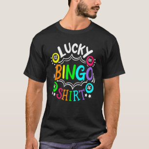 Funny Niedlich Bingo Player Casino Frauen Lucky Bi T-Shirt