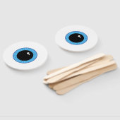 Funny Niedlich Blue Eyeball Fächer (Non-assembled)
