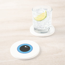 Funny Niedlich Blue Eyeball Getränkeuntersetzer