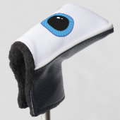 Funny Niedlich Blue Eyeball Golf Headcover (3/4 Vorderseite)