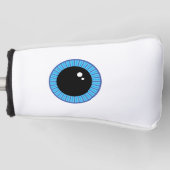 Funny Niedlich Blue Eyeball Golf Headcover (Vorderseite)