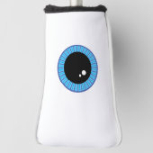 Funny Niedlich Blue Eyeball Golf Headcover (Rotieren 90)