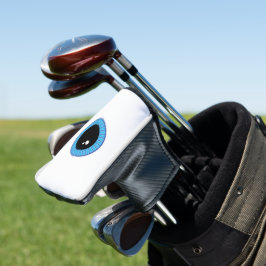 Funny Niedlich Blue Eyeball Golf Headcover