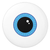Funny Niedlich Blue Eyeball Keramikknauf (Vorderseite)