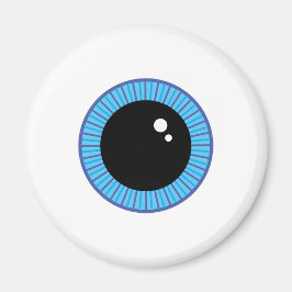 Funny Niedlich Blue Eyeball Magnet