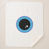 Funny Niedlich Blue Eyeball Sherpadecke (Vorderseite)