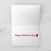 Funny Niedlich Boy Girl Valentine's Day Karte (Innenseite)