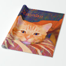 Funny Niedlich Bright Orange Tabby Cat