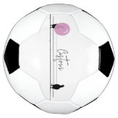 Funny Niedlich Bubblegum Birds on a Wire White Fußball (Gedreht)