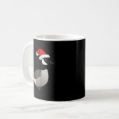 Funny Niedlich Cartoon Santa Canada Goose Christma Kaffeetasse (Vorderseite Links)