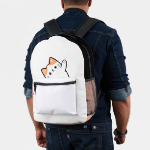 Funny Niedlich Cat Bedruckter Rucksack