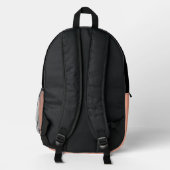 Funny Niedlich Cat Bedruckter Rucksack (Rückseite)