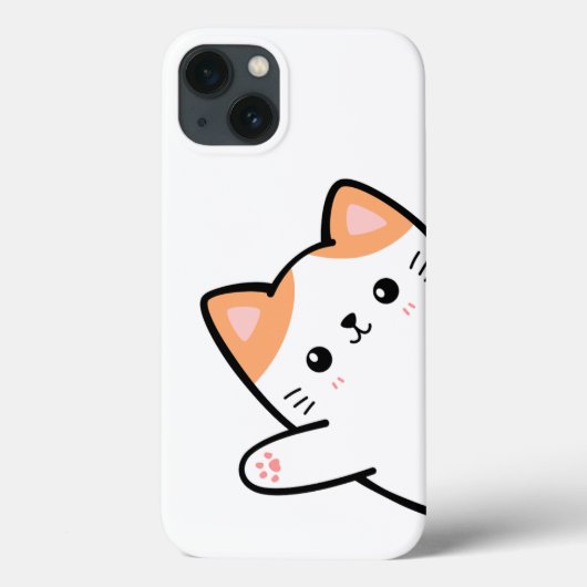 Funny Niedlich Cat Case-Mate iPhone Hülle (Rückseite)