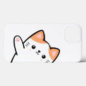 Funny Niedlich Cat Case-Mate iPhone Hülle (Rückseite (Horizontal))