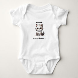 Funny Niedlich Cat Catmas Spaß Baby Strampler