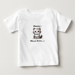 Funny Niedlich Cat Catmas Spaß Baby T-shirt