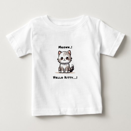 Funny Niedlich Cat Catmas Spaß Baby T-shirt (Vorderseite)