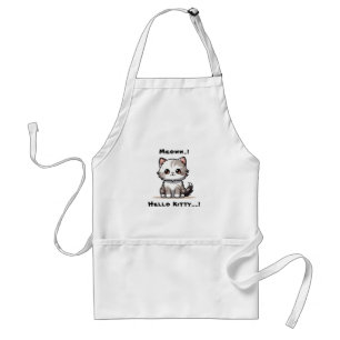 Funny Niedlich Cat Catmas Spaß Schürze