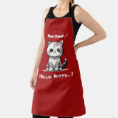 Funny Niedlich Cat Catmas Spaß Schürze (InSitu)