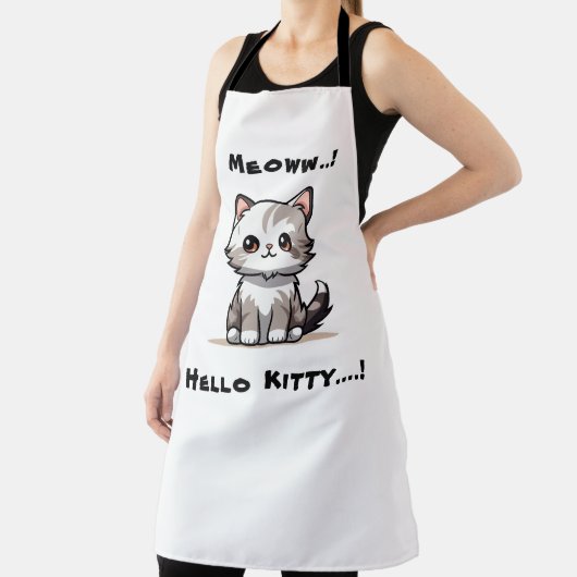 Funny Niedlich Cat Catmas Spaß Schürze (InSitu)