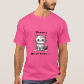 Funny Niedlich Cat Catmas Spaß T-Shirt (Vorderseite)