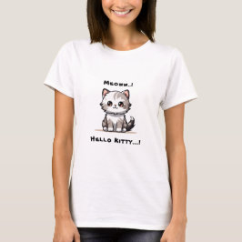 Funny Niedlich Cat Catmas Spaß T-Shirt
