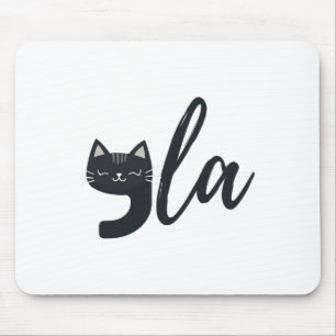 Funny Niedlich Cat Comma La Funny Kamala Harris Pr Mousepad