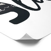 Funny Niedlich Cat Comma La Funny Kamala Harris Pr Poster (Ecke)