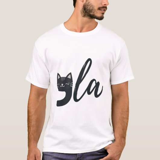 Funny Niedlich Cat Comma La Funny Kamala Harris Pr T-Shirt (Vorderseite)