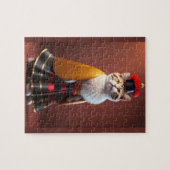 Funny Niedlich Cat Digital Painting 3D Style Puzzle (Horizontal)