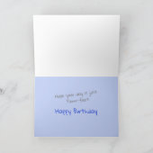 Funny Niedlich Cat Geburtstag Karte (Innenseite)