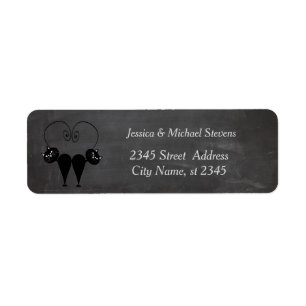 Funny niedlich Cat Liebe Paar chalkboard Hochzeit