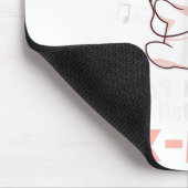 Funny Niedlich Cat Lover Hört nicht, dass ich höre Mousepad (Ecke)