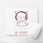Funny Niedlich Cat Lover Hört nicht, dass ich höre Mousepad (Mit Mouse)
