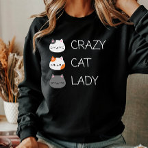 Funny Niedlich Cat Mama Crazy Cat Lady Damen Fraue