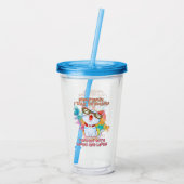 Funny Niedlich Cat | Manchmal spreche ich mit mir  Acryltrinkbecher (Rückseite)