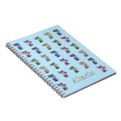 Funny Niedlich Cat Notebook Notizblock (Rechte Seite)