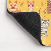 Funny Niedlich Cats Mousepad (Ecke)