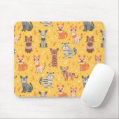 Funny Niedlich Cats Mousepad (Mit Mouse)