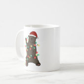 Funny Niedlich Christmas Bear Kaffeetasse (Vorderseite Links)