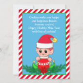 Funny Niedlich Christmas Elf & Editing Text (Vorderseite)