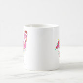 Funny Niedlich Christmas Flamingo Kaffeetasse (Mittel)