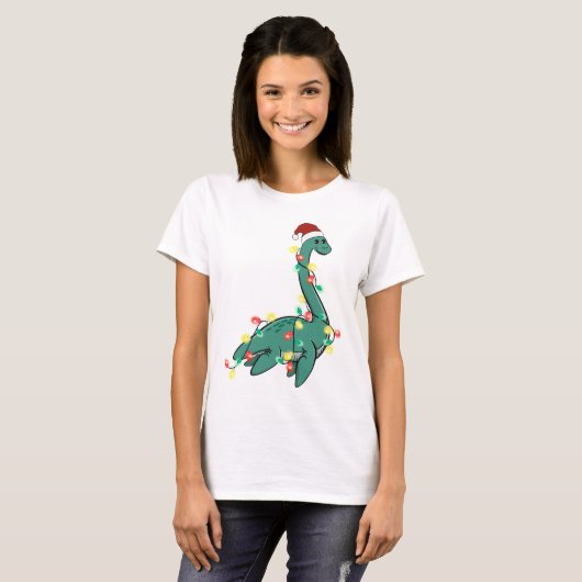 Funny Niedlich Christmas Lochner Monster T-Shirt (Vorne ganz)
