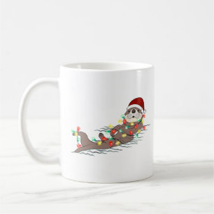 Funny Niedlich Christmas Otter Kaffeetasse