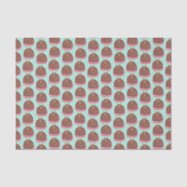 Funny niedlich Christmas Pudding Holiday Seidenpapier