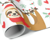 Funny Niedlich Christmas Slots mit Weihnachtsmannm Geschenkpapier (Rolleneckpunkt)