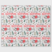 Funny Niedlich Christmas Slots mit Weihnachtsmannm Geschenkpapier (Flach)